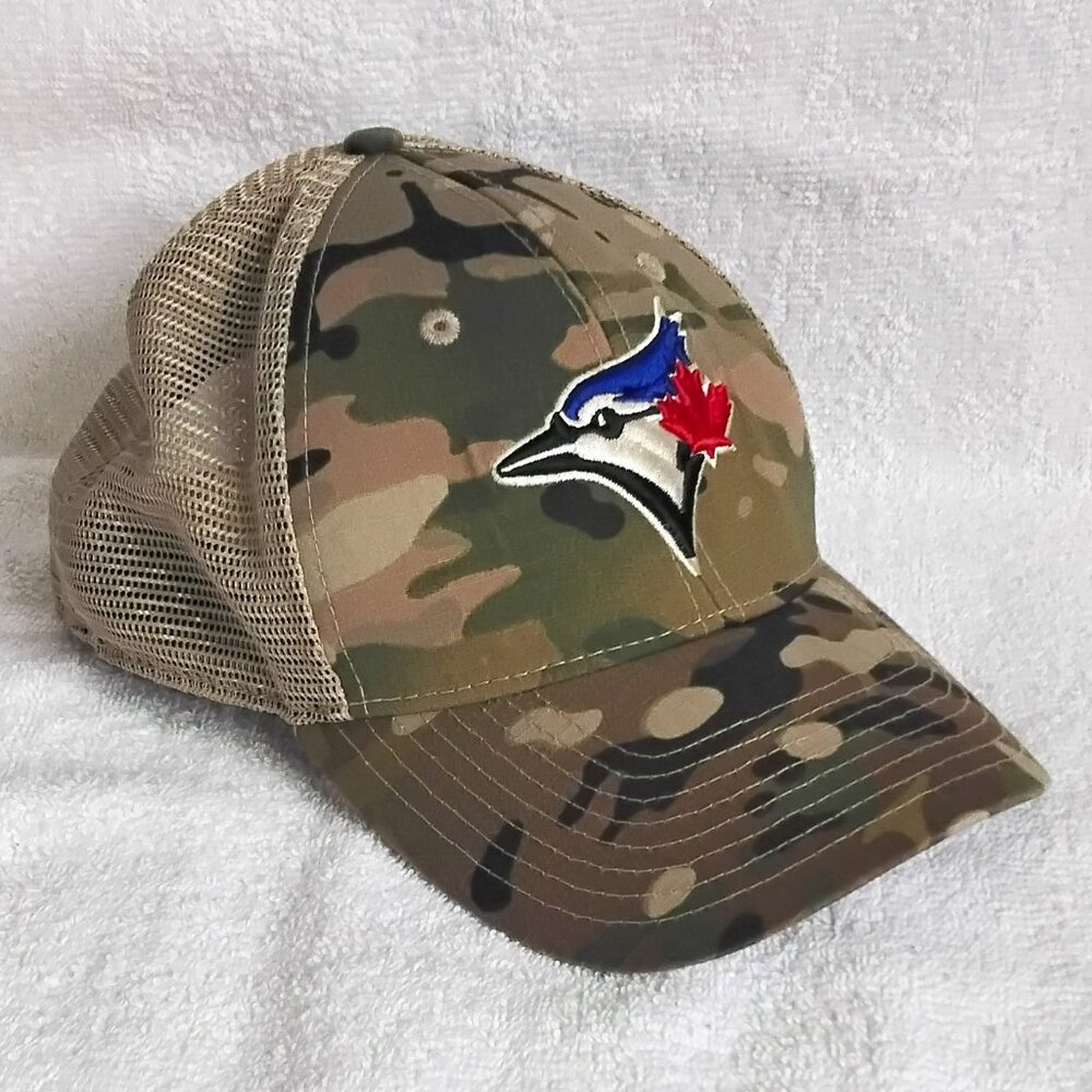 Toronto Blue Jays Camo Print Vented Hat/Cap With adjustable Snap Back!!